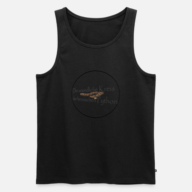 Der unendliche Kreis 3 - Männer Premium Bio Tank Top - Schwarz