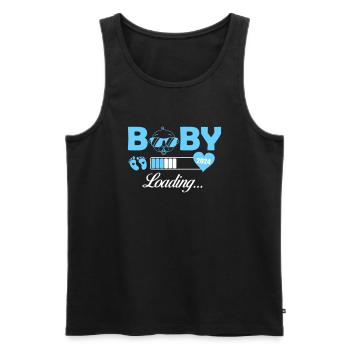 chargement de bébé 2024 - Débardeur bio Premium Homme - noir - Devant - Michal (187cm)