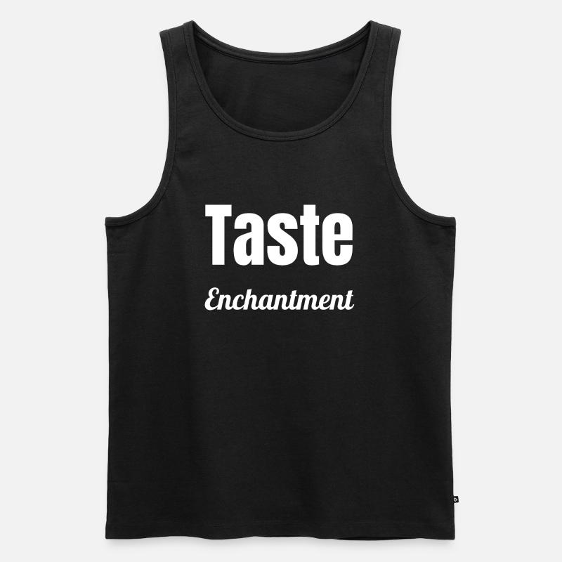 present creating magic statement funny - Männer Premium Bio Tank Top - Schwarz
