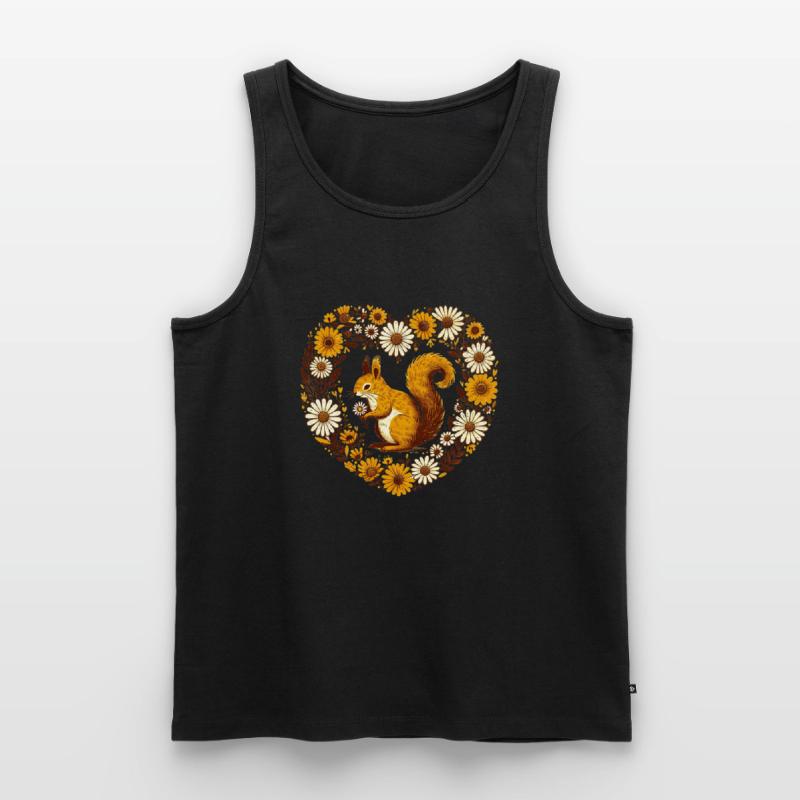 Red Squirrel Men's Premium Organic Tank Top