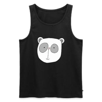 Koala Bear - Men's Premium Organic Tank Top - black - Front - Michal (187cm)