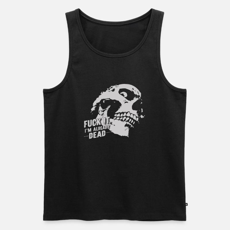 Bereits tot - Männer Premium Bio Tank Top - Schwarz