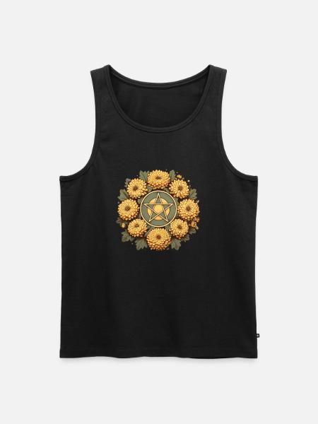 Retro Pentacle - Men's Premium Organic Tank Top - black