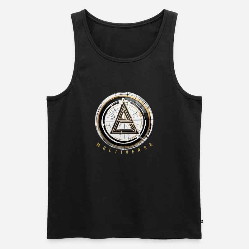 Multiversum - Männer Premium Bio Tank Top - Schwarz