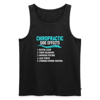 Chiropractic Side Effects Chiropractor Physical Th - Männer Premium Bio Tank Top - Schwarz - Vorne - Michal (187cm)