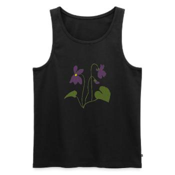 vailchen - Männer Premium Bio Tank Top - Schwarz - Vorne - AI Model Male 178 light (178cm)