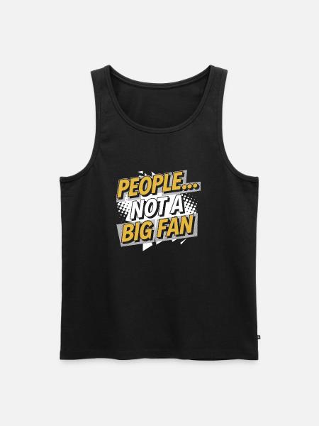 Better to keep to yourself - Men's Premium Organic Tank Top - black