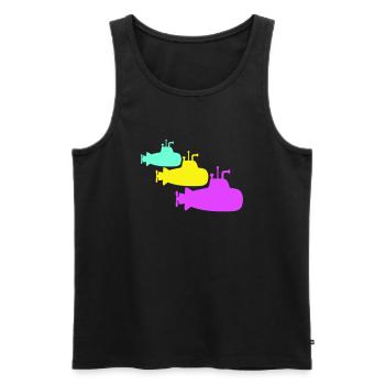3 U-Boote Flotte Drei Geschwader Gruppe Team Crew - Männer Premium Bio Tank Top - Schwarz - Vorne - AI Model Male 178 light (178cm)
