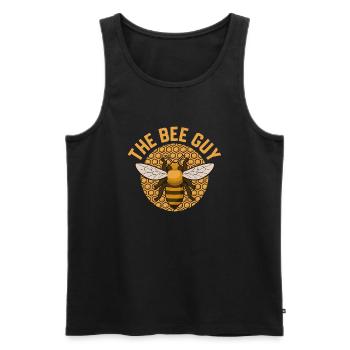 The Bee Guy Beekeeping Apiarist Beekeeper - Männer Premium Bio Tank Top - Schwarz - Vorne - AI Model Male 178 light (178cm)