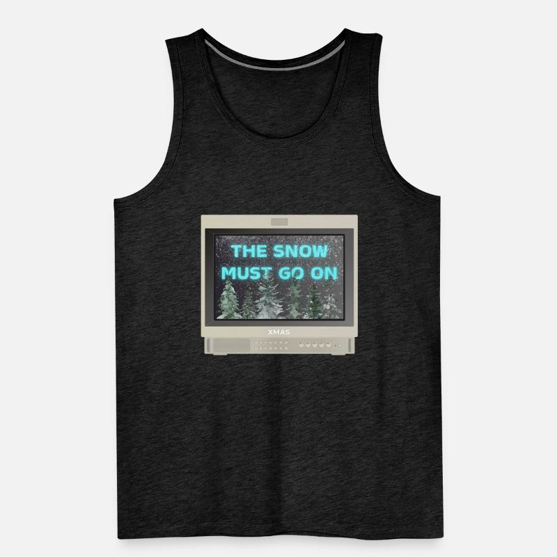 PVM Lover - The snow must go on Men's Premium Organic Tank Top
