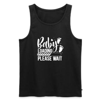 Baby lädt Babes Frauen Mutter Design Neugeborenes - Männer Premium Bio Tank Top - Schwarz - Vorne - AI Model Male 178 light (178cm)