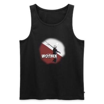 City Guard - Men's Premium Organic Tank Top - black - Front - AI Model Male 178 light (178cm)