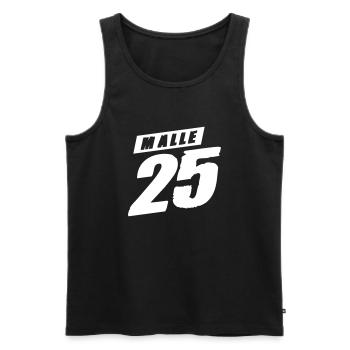 Malle 2025 Trikot - Männer Premium Bio Tank Top - Schwarz - Vorne - Michal (187cm)