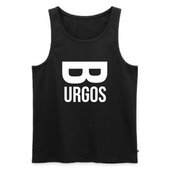 Burgos Geschenk Souvenir Spanien - Männer Premium Bio Tank Top - Schwarz - Vorne - Michal (187cm)