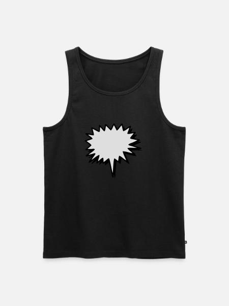Schild - Männer Premium Bio Tank Top - Schwarz