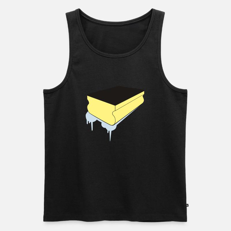 clean_schwamm - Männer Premium Bio Tank Top - Schwarz