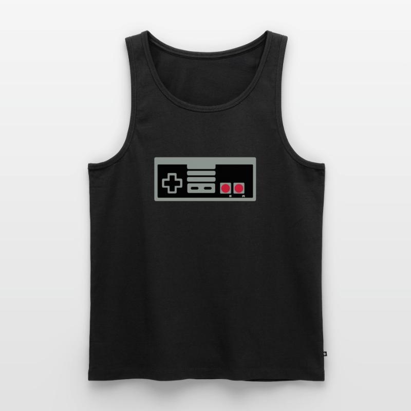 Super Retro Controller Männer Premium Bio Tank Top