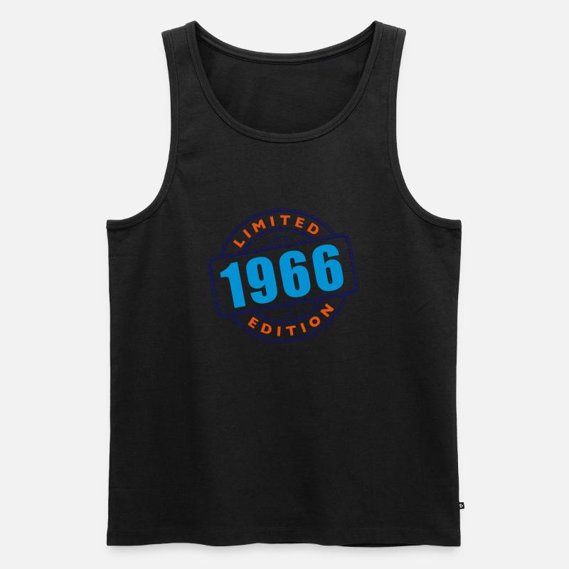LIMITED EDITION SINCE 1966 - Männer Premium Bio Tank Top - Schwarz