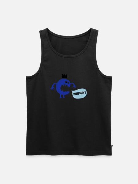 Hungry Monster - Men's Premium Organic Tank Top - black