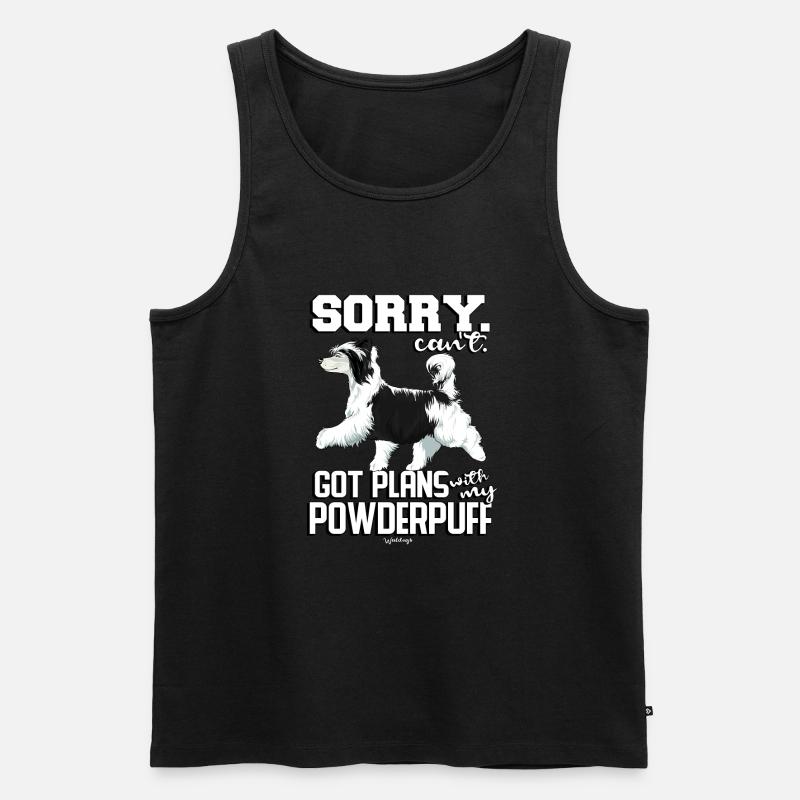 Powderpuff Plans5 - Männer Premium Bio Tank Top - Schwarz