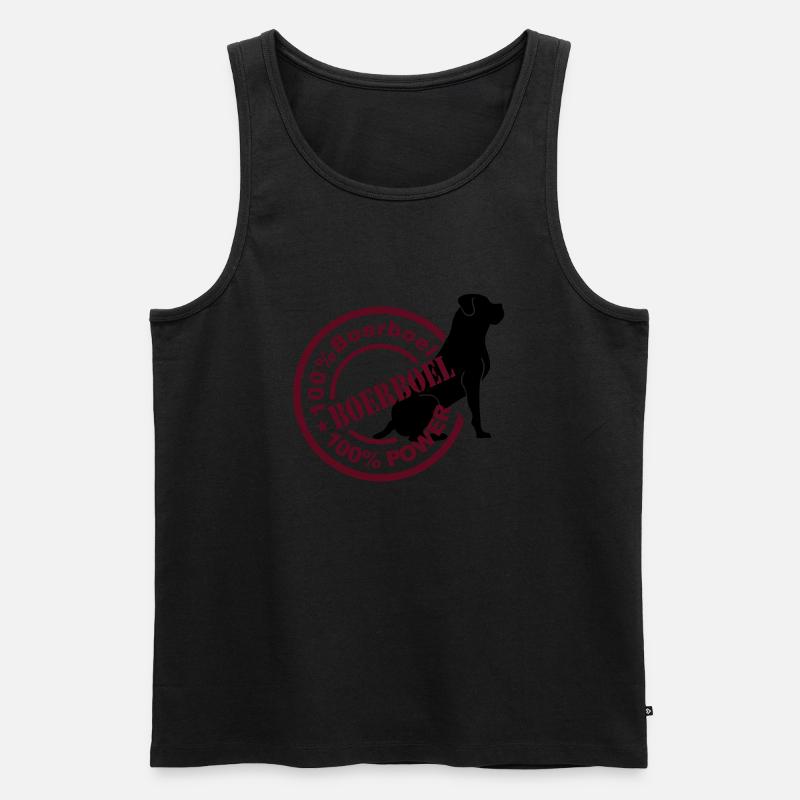 boerboel stamp - Männer Premium Bio Tank Top - Schwarz