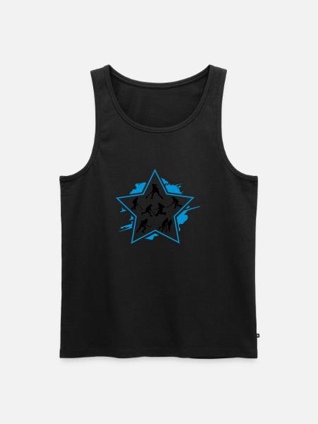 Hockey Kids - Men's Premium Organic Tank Top - black