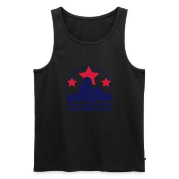 kart_king_fa2 - Männer Premium Bio Tank Top - Schwarz - Vorne - Michal (187cm)
