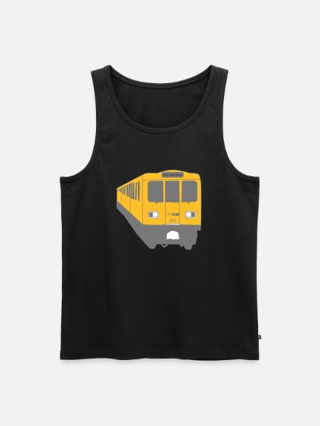 Berlin Train U1 - Männer Premium Bio Tank Top - Schwarz