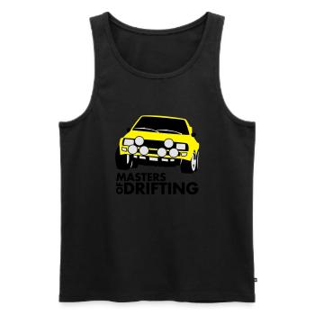 Masters of drifting - Männer Premium Bio Tank Top - Schwarz - Vorne - AI Model Male 178 light (178cm)