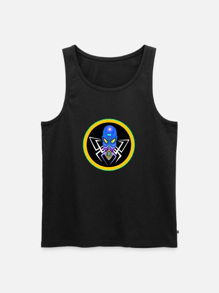 alien circle 02 - Débardeur bio Premium Homme - noir