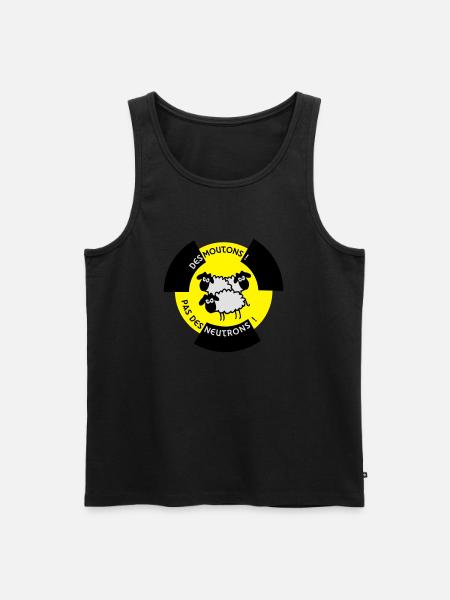 Sheep! No Neutron! - Men's Premium Organic Tank Top - black
