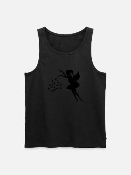 fee1 - Männer Premium Bio Tank Top - Schwarz