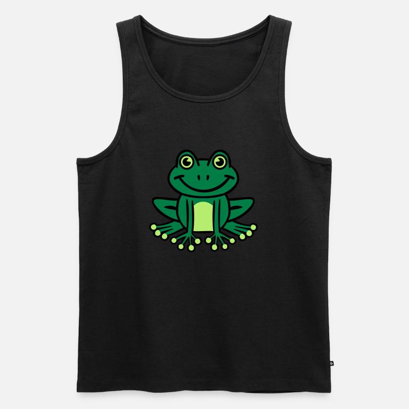 Grenouille - Débardeur bio Premium Homme - noir