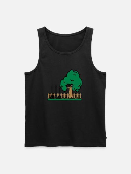 Garden baumgarten tools - Men's Premium Organic Tank Top - black