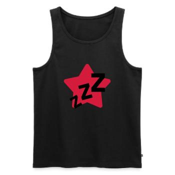 Snore Snorer Schnarcher Ronfler Ronfleur - Men's Premium Organic Tank Top - black - Front - AI Model Male 178 light (178cm)
