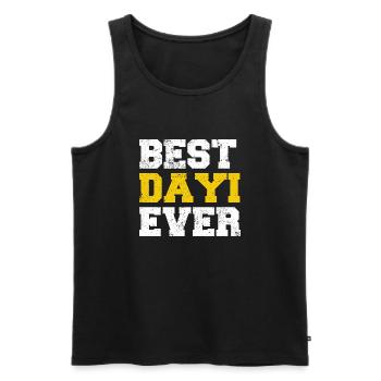 Best Dayi Ever Onkel Türkei Türkisch Türkiye - Männer Premium Bio Tank Top - Schwarz - Vorne - AI Model Male 178 light (178cm)
