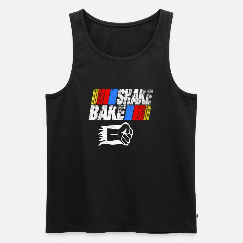 Shake N Bake - Männer Premium Bio Tank Top - Schwarz