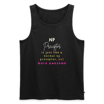 Np Nurse Practitioner Preceptor Thank You gifts - Men's Premium Organic Tank Top - black - Front - AI Model Male 178 light (178cm)