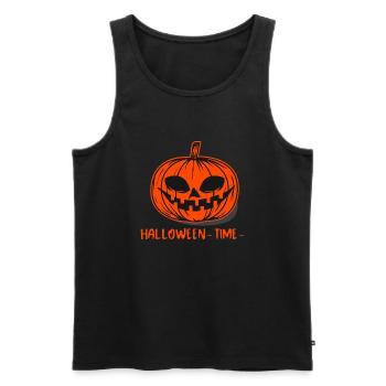 Halloweentime - Männer Premium Bio Tank Top - Schwarz - Vorne - Michal (187cm)
