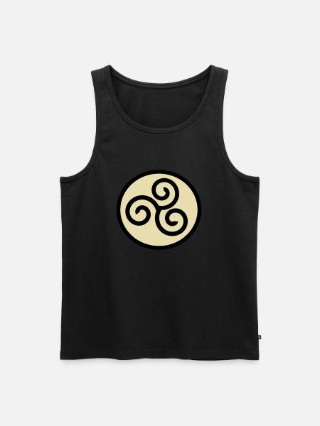 Viking symbol - Men's Premium Organic Tank Top - black