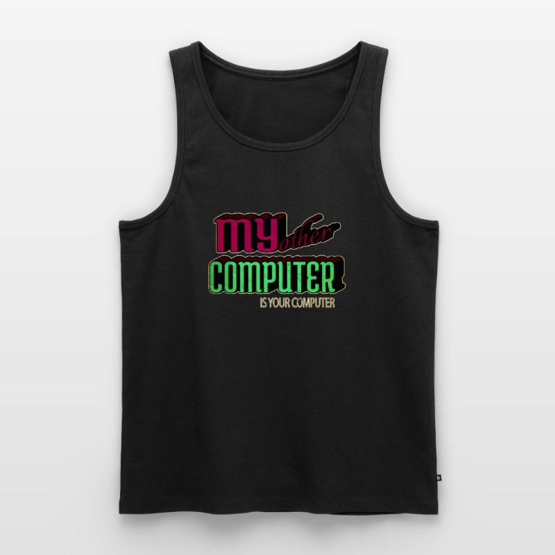Present Hacking Coding Hacking Computer Men's Premium Organic Tank Top