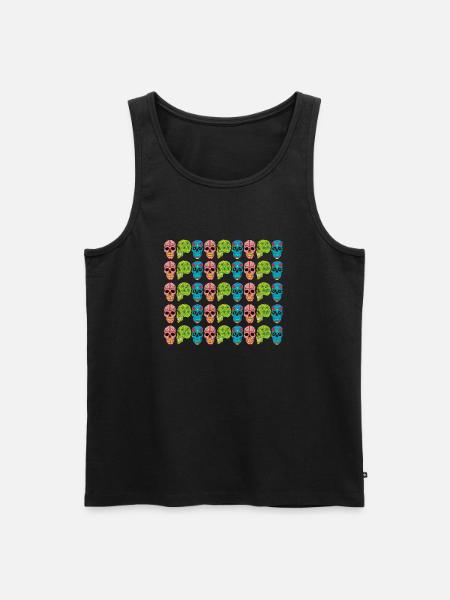 CALAVERITAS - Men's Premium Organic Tank Top - black