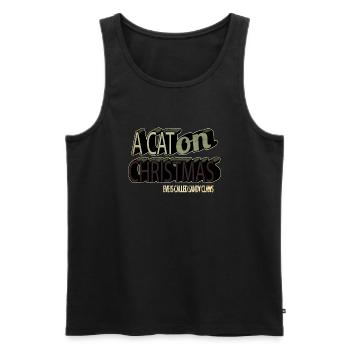 present idea joke quote present christmas present - Männer Premium Bio Tank Top - Schwarz - Vorne - Michal (187cm)