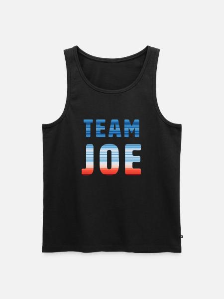 Team Joe | Warming Stripes - Männer Premium Bio Tank Top - Schwarz