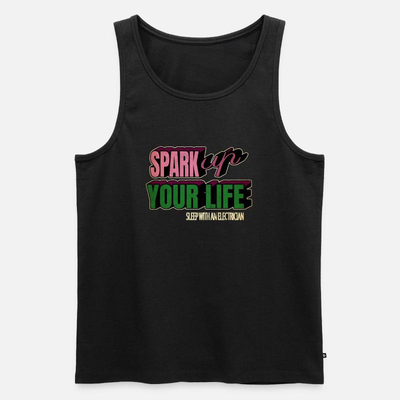 lineman actress gift gift idea - Männer Premium Bio Tank Top - Schwarz