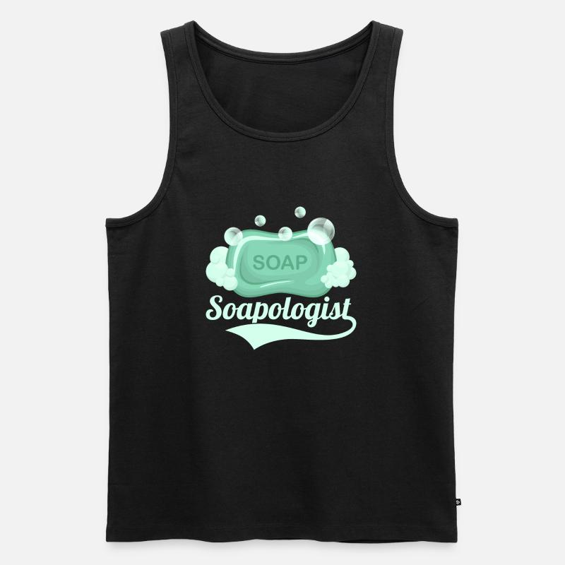 Soapologist Soapmaker Soapmaking - Men's Premium Organic Tank Top - black