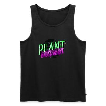 Go Vegan Veggie Vegan Meal Cool Pro Vegan - Débardeur bio Premium Homme - noir - Devant - Michal (187cm)
