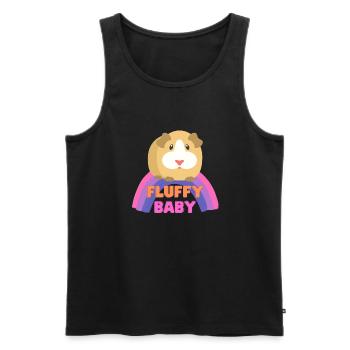 Fluffy Baby - Débardeur bio Premium Homme - noir - Devant - Michal (187cm)