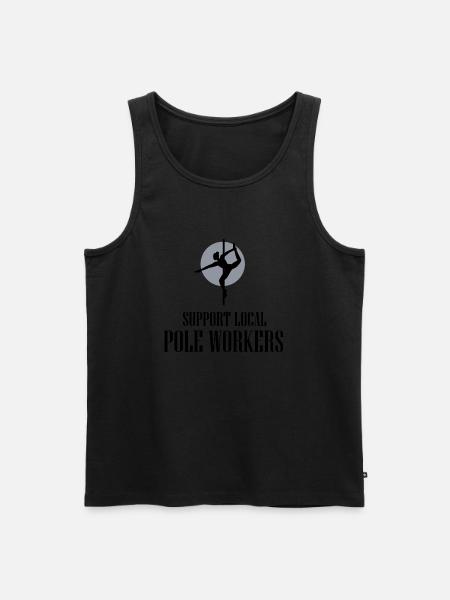 Dancing Dance Music - Männer Premium Bio Tank Top - Schwarz