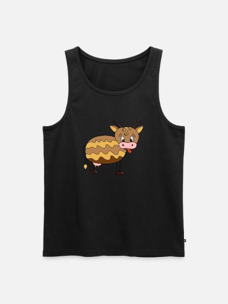 Vache - Débardeur bio Premium Homme - noir
